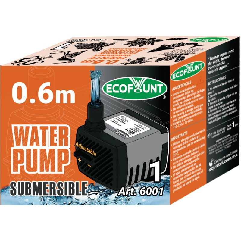 Ecofount 1 250L/h sube a 60cm