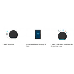 Alexa Echo dot quinta Generación negro